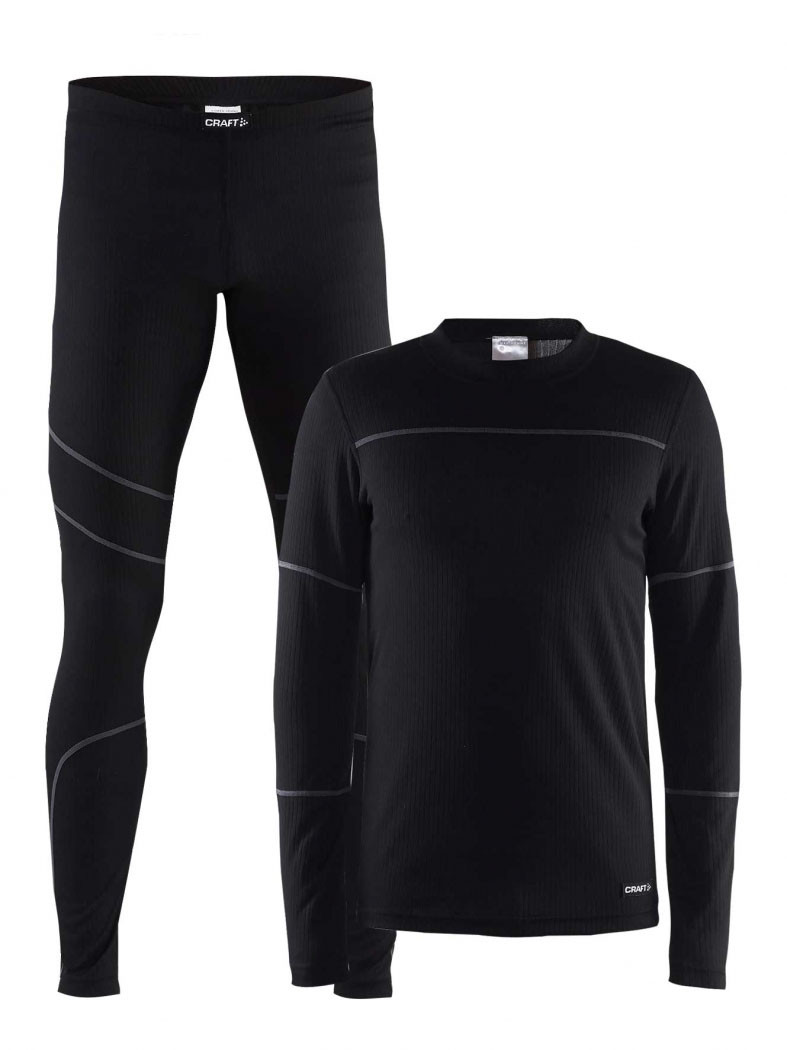 

Мужское термобелье Craft Baselayer Set L 1905332 BLACK/GRANITE