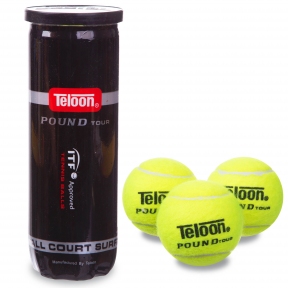 

Мяч для большого тенниса TELOON POUND WZT828-P3 (TRE00183)