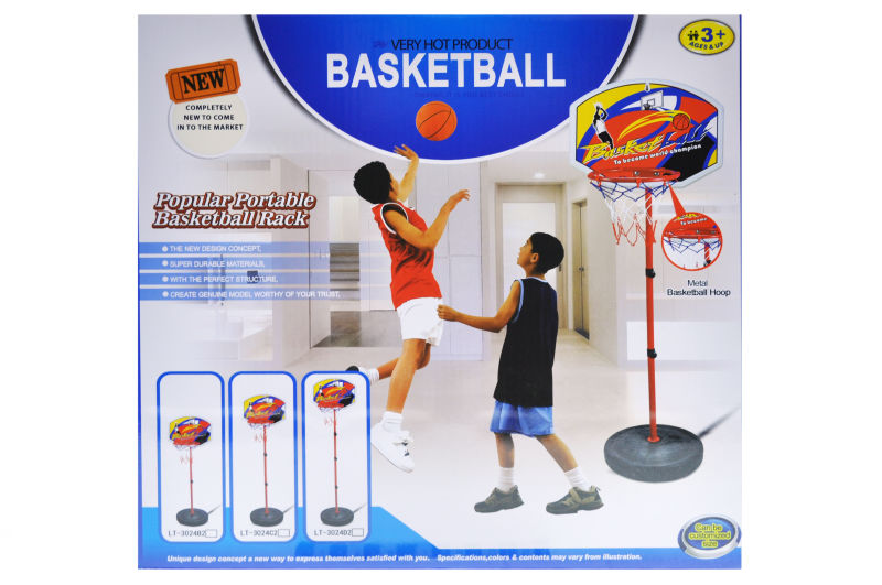 

Баскетбольне кільце A-Toys на стійці 35*85*305см Сірий LT-3024D2