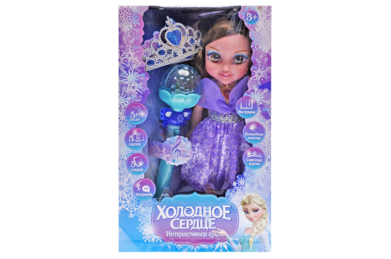

Лялька A-Toys Інтерактивна з аксесуарами 22*205*74 см Фіолетова 69056