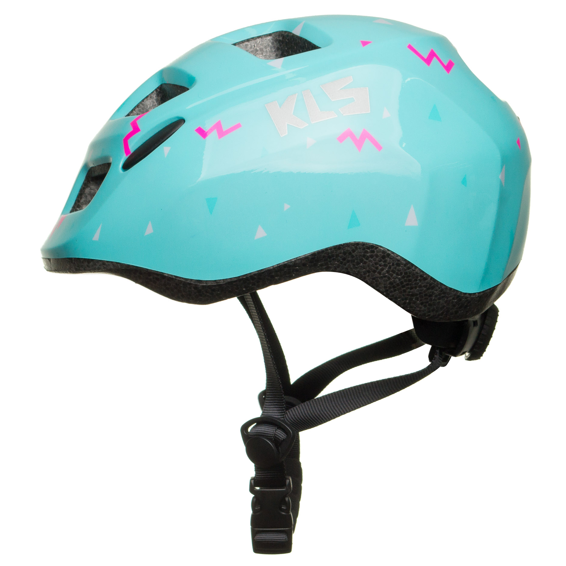 

Велосипедный детский шлем KLS ZIGZAG S 50-55 Mint 8585019395832