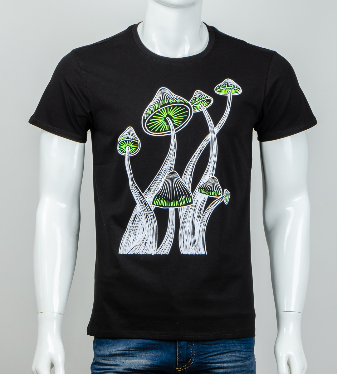 

Футболка FERO светится в темноте Грибы Черный (2062м), XXL