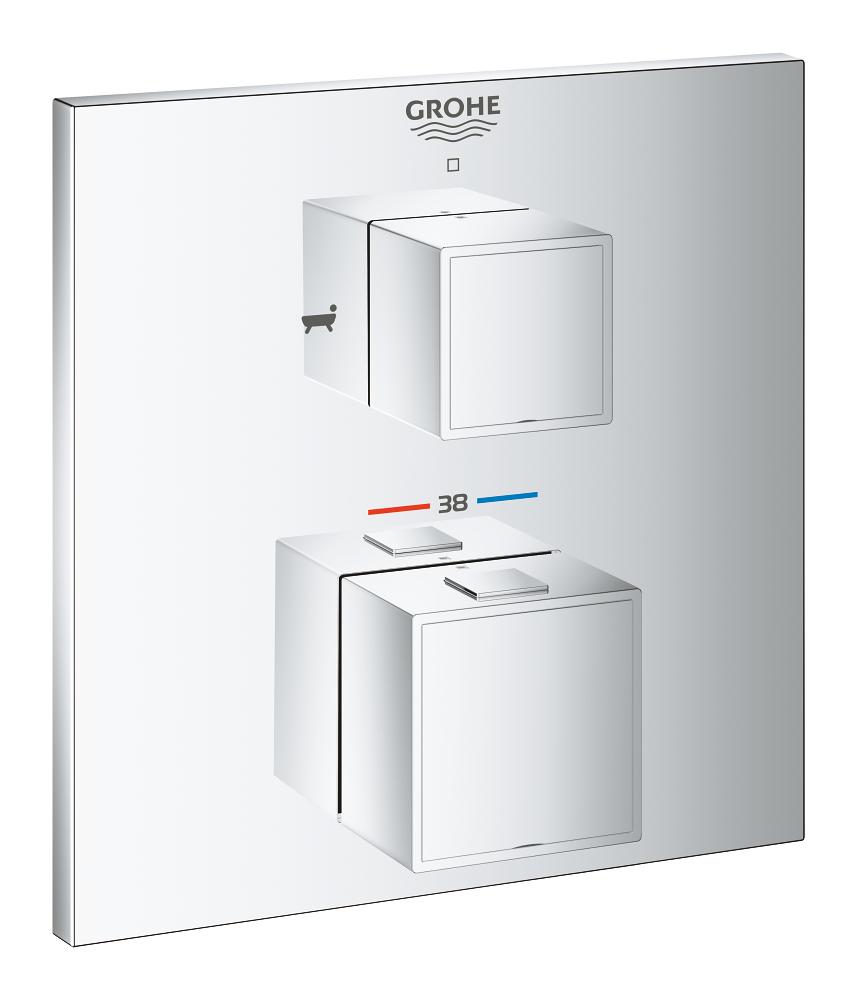 

Термостат для ванны Grohe Grohtherm Cube (24155000)