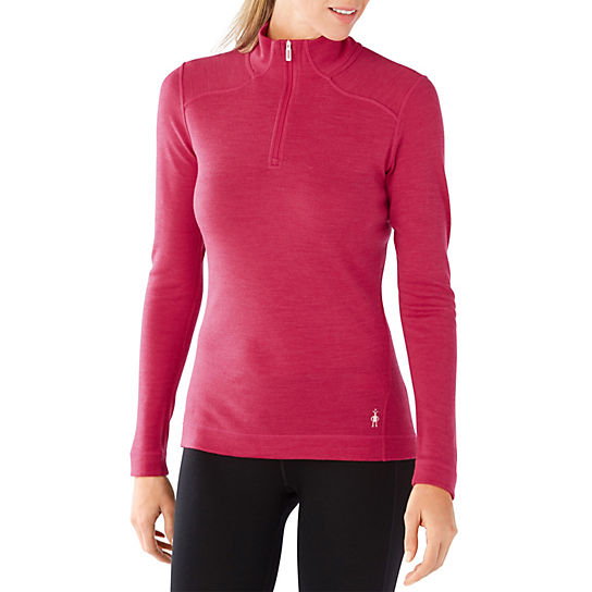 

Термофутболка Smartwool Women' NTS Mid 250 Zip T  Малиновый, Термофутболка Smartwool Women's NTS Mid 250 Zip T S Малиновый