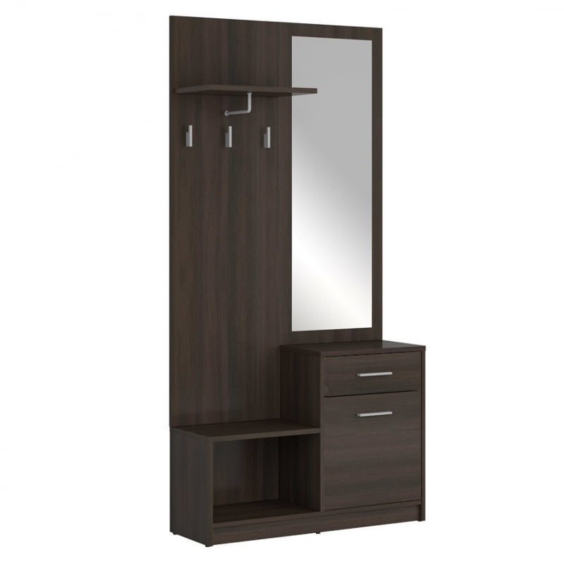 

Прихожая Nepo Plus Black Red White 90х186x31 010731