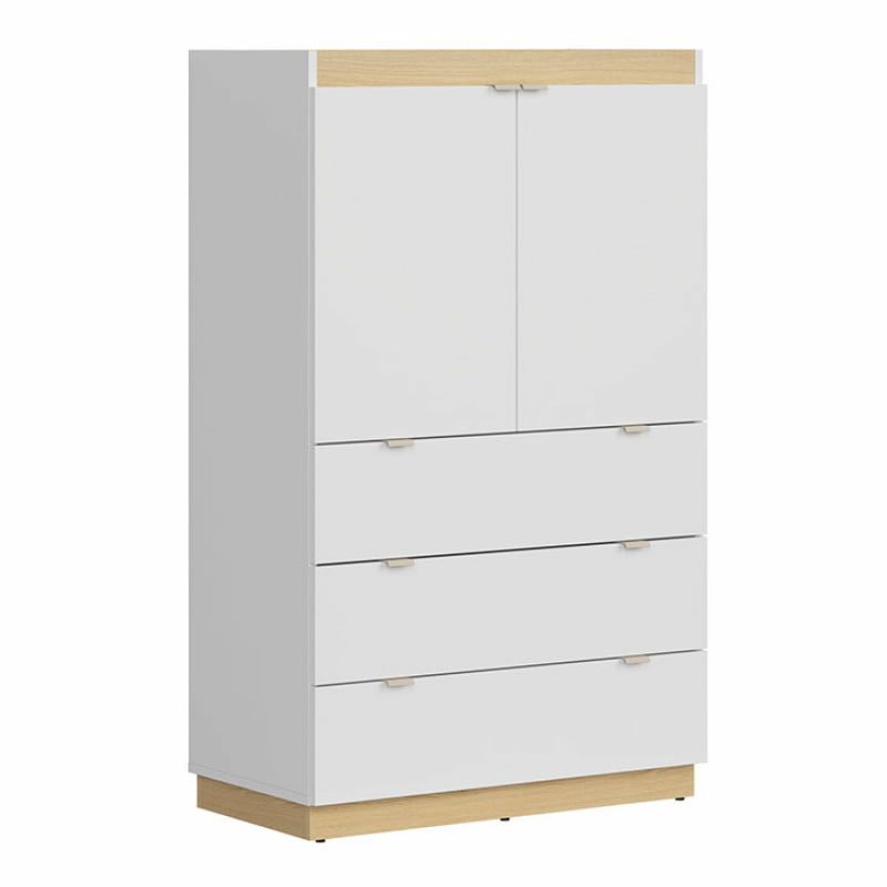 

Комод Princeton Black Red White 80х130.5x42 (S406-KOM2D3S) 017943