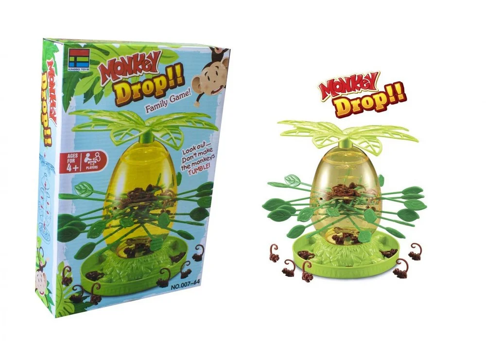 

Настольная игра в картонной коробке "Monkey Drop" GLD Classic Зеленая