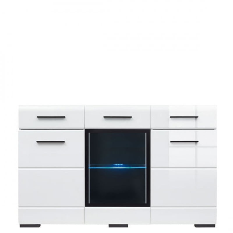 

Комод Fever Black Red White 150х93x45 (FEV_KOM1W2D2S/9/15) 000219