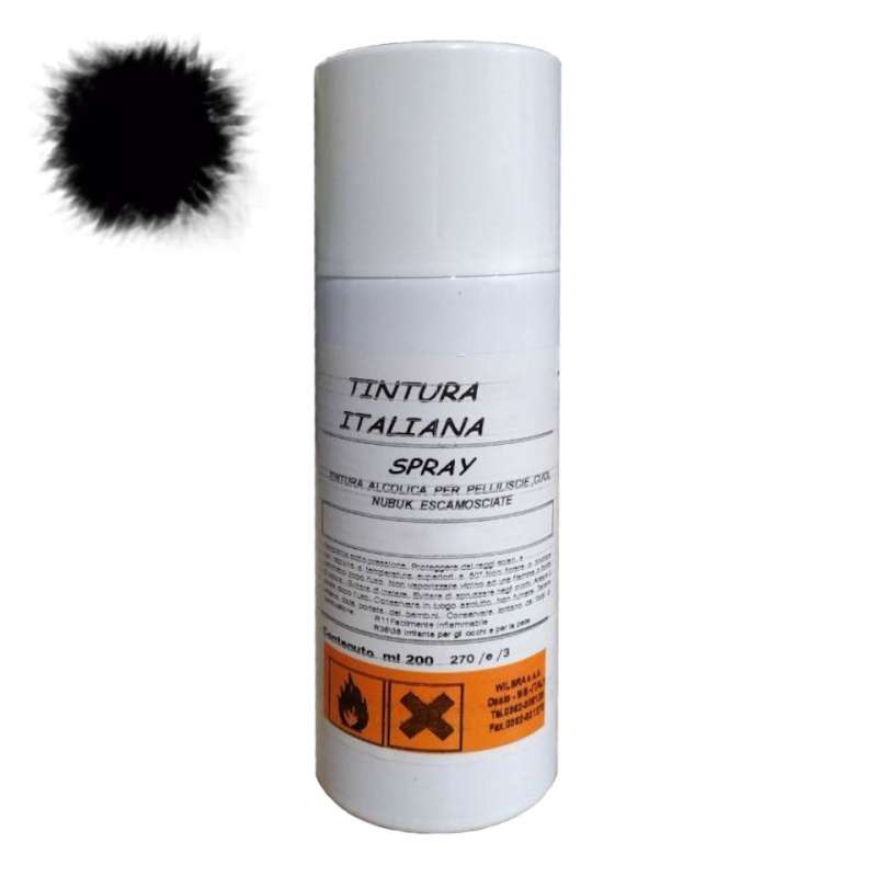 

Черная краска для кожи в баллончике MAVI STEP Renovator Leather Spray, 200 мл