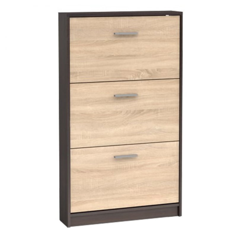 

Обувной шкаф в прихожей Nepo Plus Black Red White 70x121x18 010888