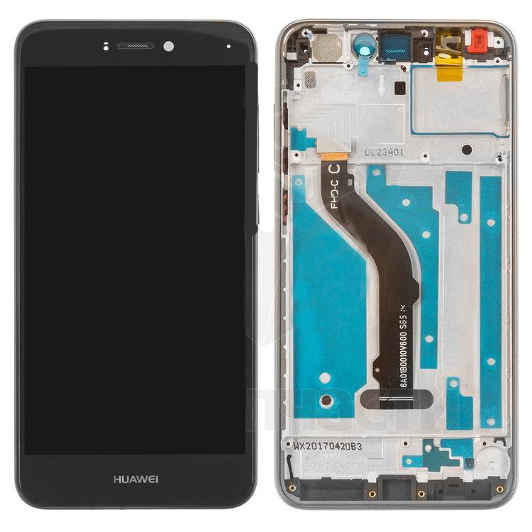 

Дисплей + сенсор (модуль) экран Huawei Nova Lite 2017, P9 Lite mini, Y6 Pro 2017 (SLA-L02 SLA-L22) черный + рамка High Copy