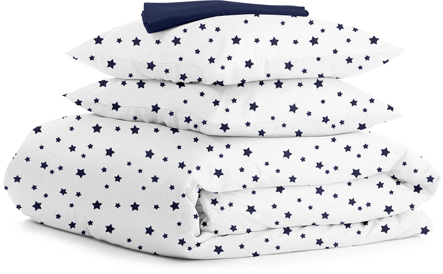 

Комплект постельного белья Cosas Starsfall Blue White-El-D-blue 200х220