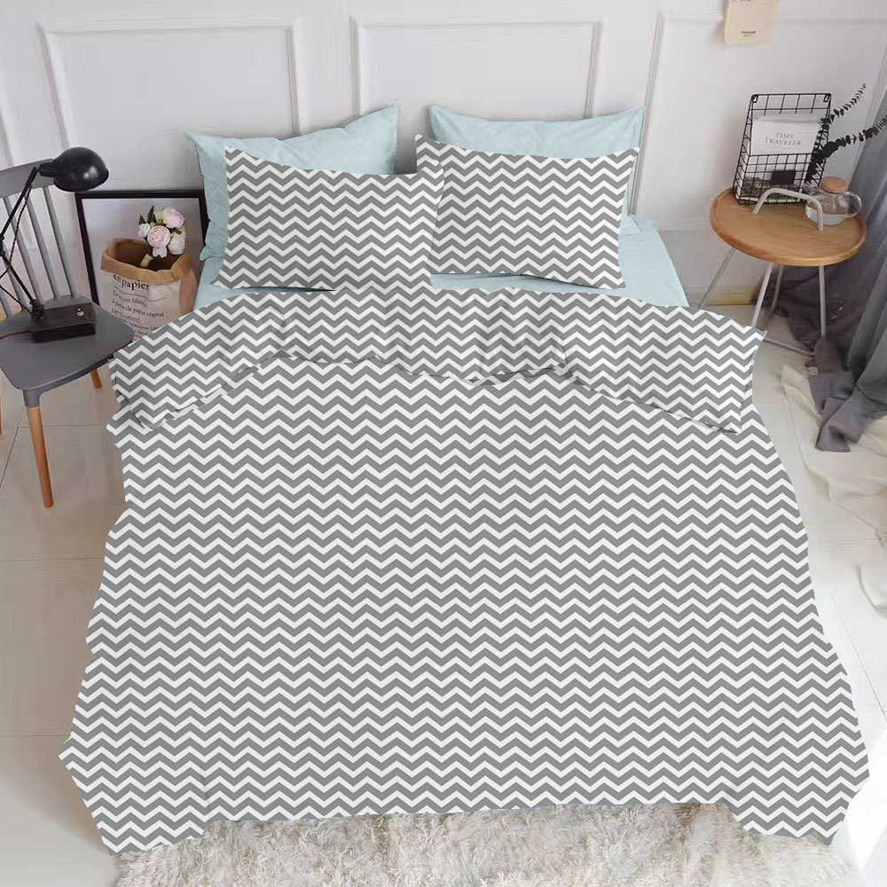 

Комплект постельного белья Cosas Zig Grey-El-Blue 200х220