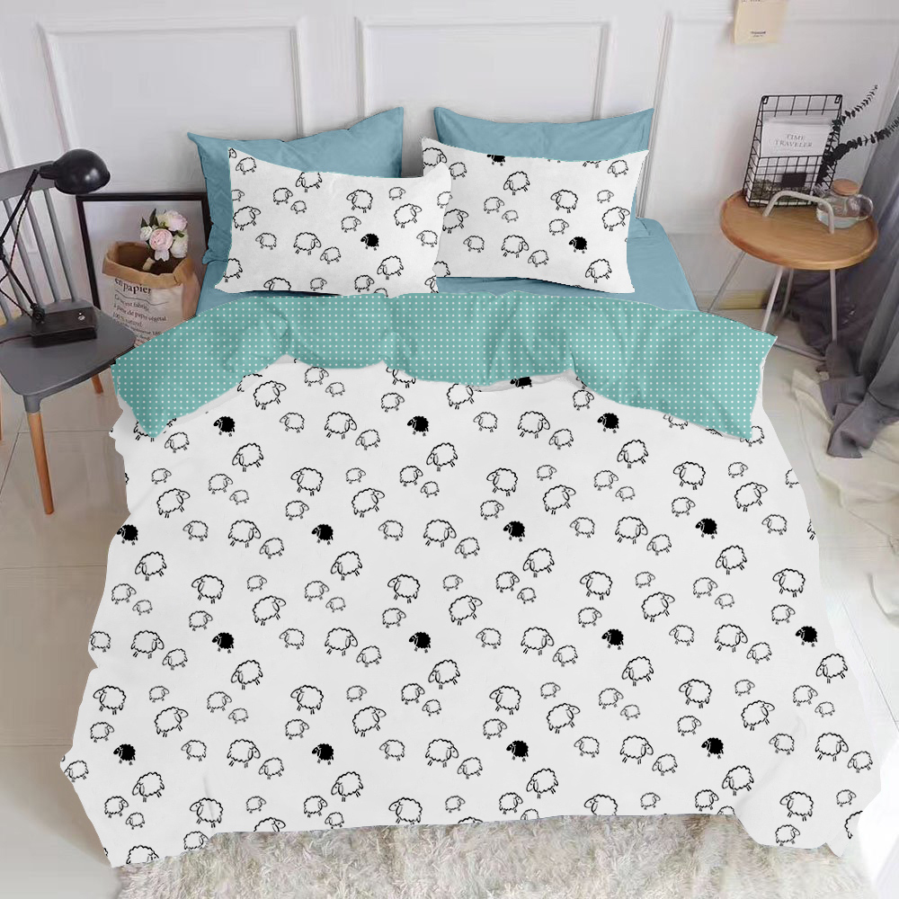 

Комплект постельного белья Cosas Sheep Mint-El-Sky 160х220х2