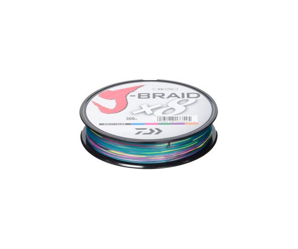 

Шнур Daiwa J-Braid X8 300m Multi Color 0.42mm 103lb/46.5kg (арт.123421352449)