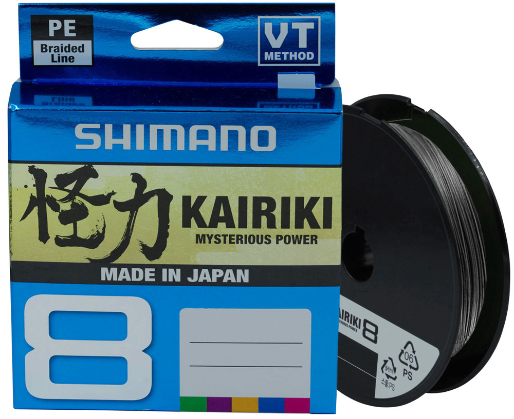 

Шнур Shimano Kairiki 8 PE (Steel Grey) 150m 0.16mm 10.3kg (арт.123422669711)