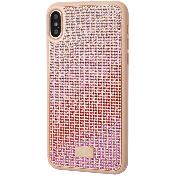 

Чехол со стразами Bling World Rainbown Design для Apple iPhone X / XS (5.8") (Розовый)