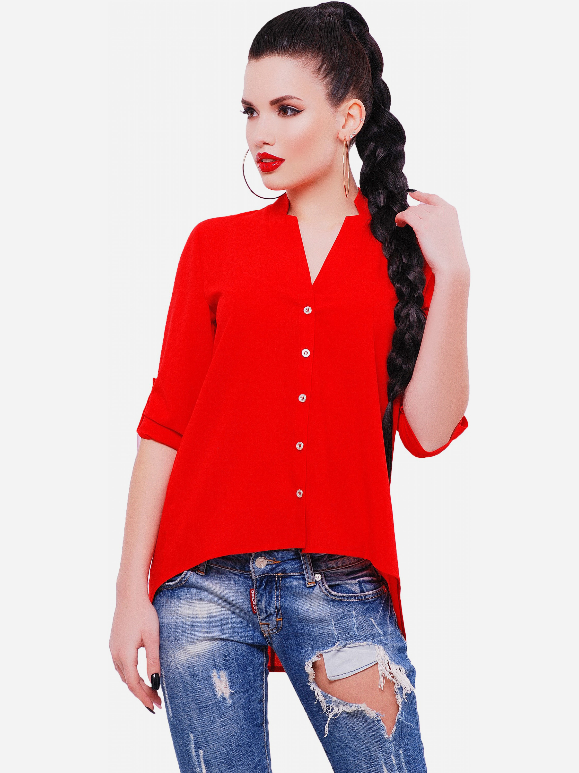 

Блуза Fashion Up Michelle BZ-1456D 48 Красная