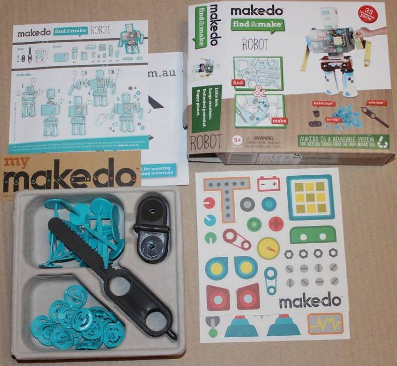 

Конструктор MAKEDO "Подумай и сделай Робота" (FM01-002)