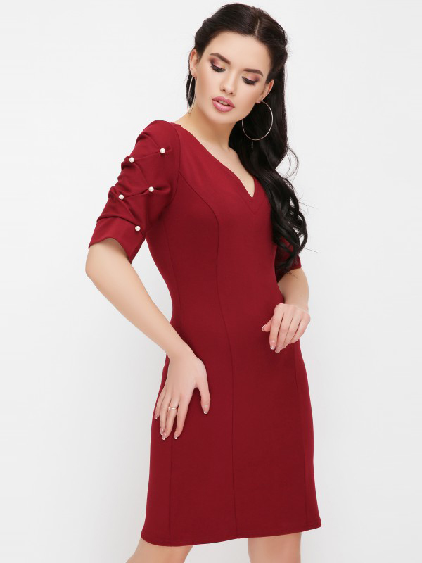 

Платье Fashion Up Caroline PL-1617A 46 Марсала