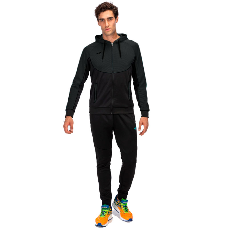 

Спортивный костюм Joma ESSENTIAL 101019.110 цвет: черный/серый, размер M