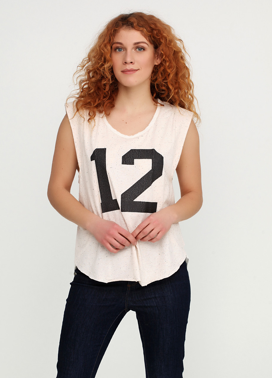 

Майка женская Maison Scotch молочно-белый 3 8718333860445