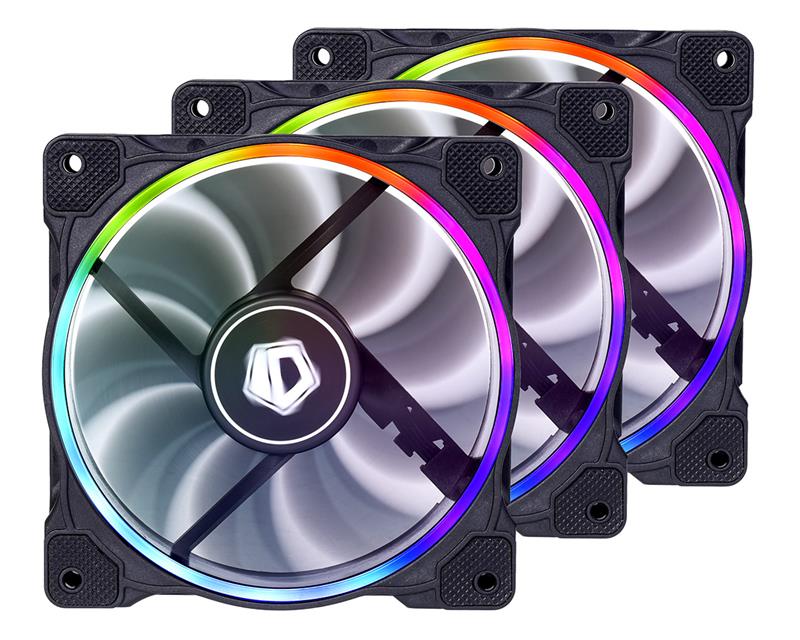 

Вентилятор ID-Cooling ZF-12025-RGB Trio (3pcs Pack), 120x120x25мм, 4-pin PWM, черный