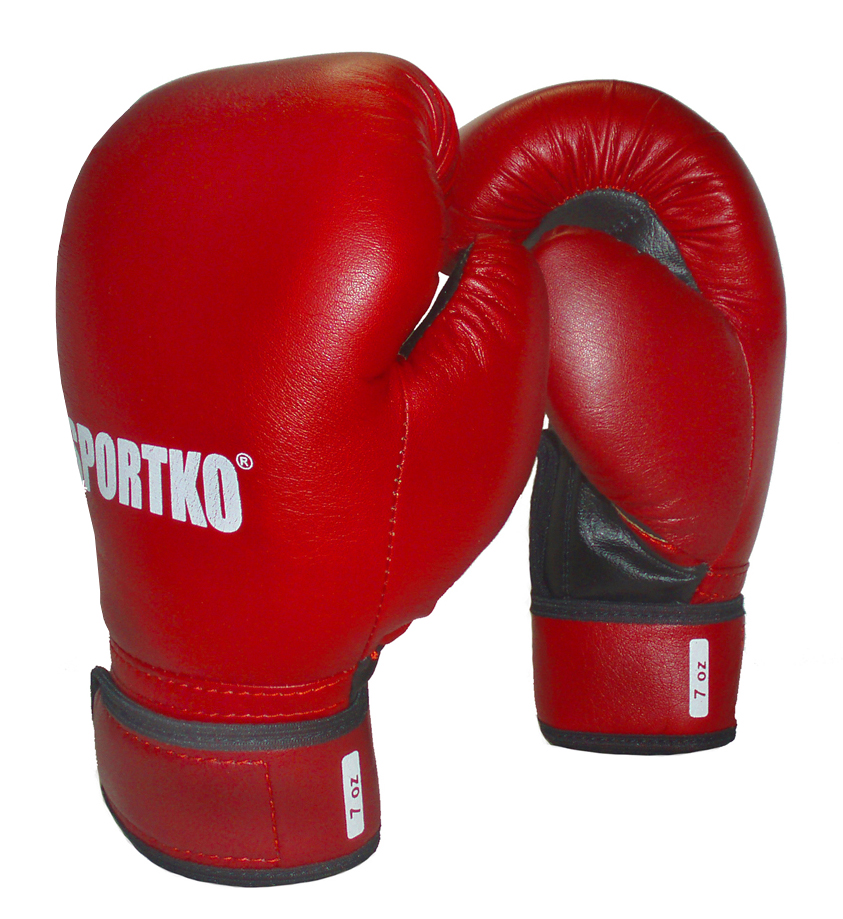 

Боксерские перчатки Sportko ПД2-6-OZ красные