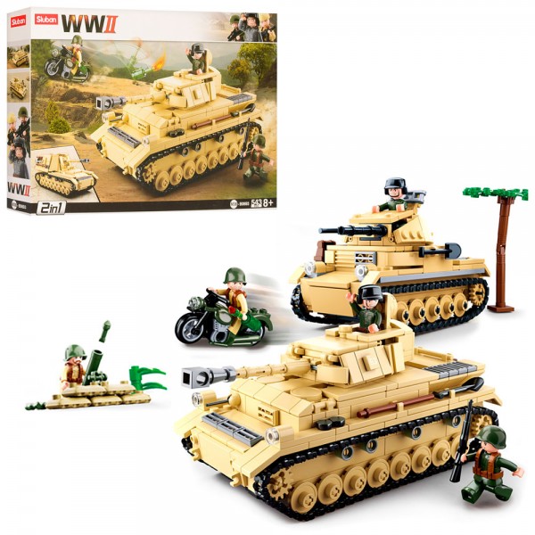 

Детский конструктор Военная техника Sluban M38-B0693 Бежевый (MR01424)