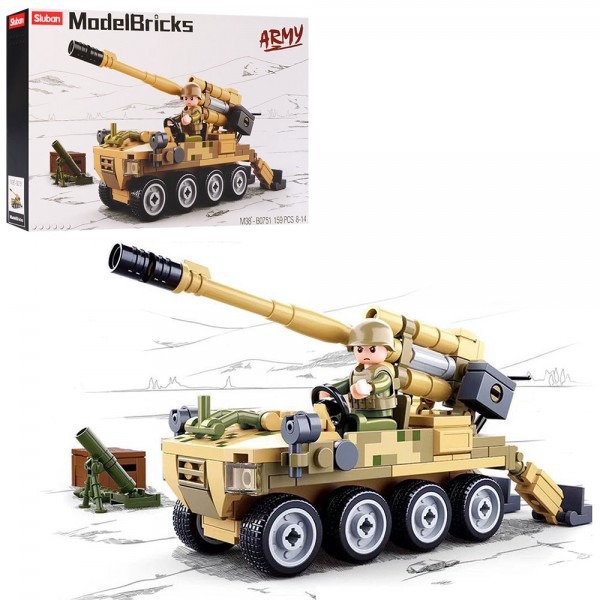 

Детский конструктор Военная техника Sluban M38-B0751 Бежевый (MR01694)