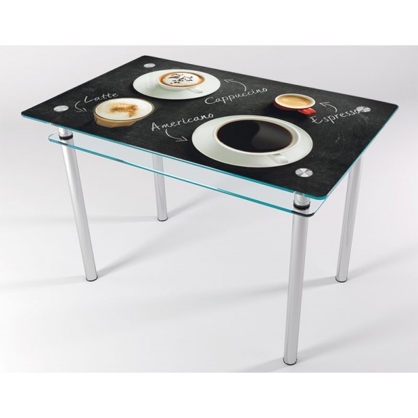 

Стол стеклянный "Jam" Американо KT-01 120х80 см (усиленные ножки)