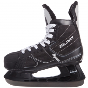 

Коньки хоккейные Zelart PVC Z-0887 р-р 44 Black (BAM01229)