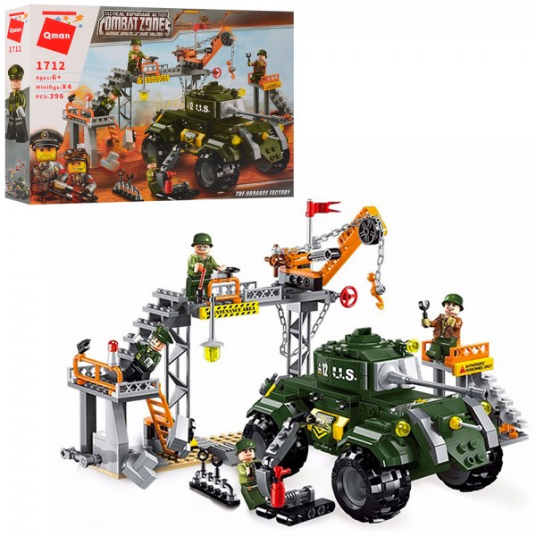 

Детский конструктор Военная техника Qman 1712 Зелёный (MR01457)
