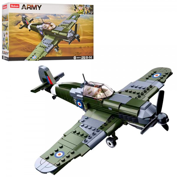 

Детский конструктор Самолет Sluban M38-B0712 Хакки (MR01554)
