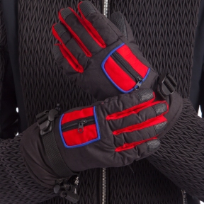 

Перчатки горнолыжные теплые детские Zelart C-7706 р-р L-XL Red