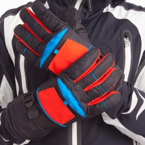

Перчатки горнолыжные теплые мужские Zelart A-82 р-р L-XL Orange