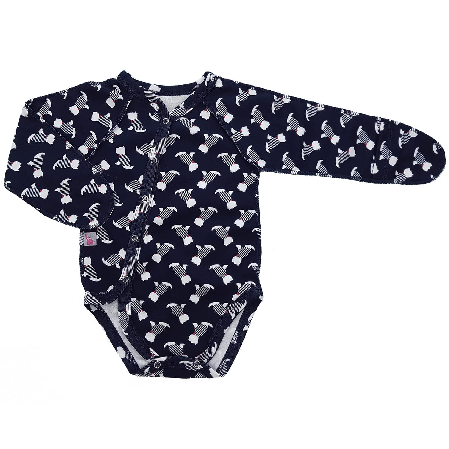 

Боди с косой застежкой Tunes York 62 см