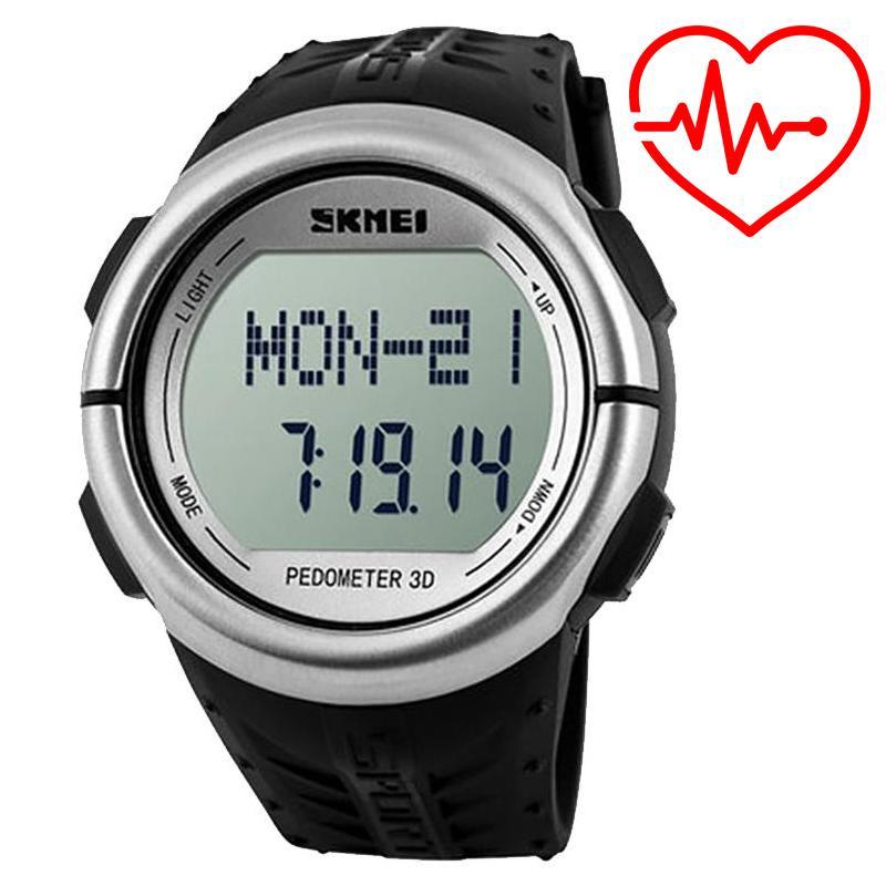 

Часы с пульсомером Skmei 1058 Black (0427)