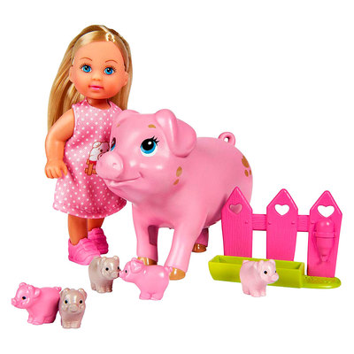 

Игровой набор Steffi & Evi Беременная свинка (5733337) (10-544534)