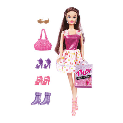 

Игровой набор Ася Люблю обувь Брюнетка 28 см (35134) (10-549454)