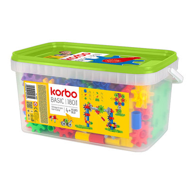 

Конструктор Korbo Базовый 180 деталей (R.1405) (10-546774)
