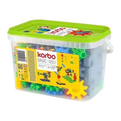 

Конструктор Korbo Базовый 120 деталей (R.1404) (10-546773)