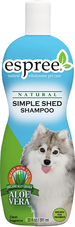 

Спрей для собак и кошек во время линьки Espree Simple Shed Shampoo 591 мл