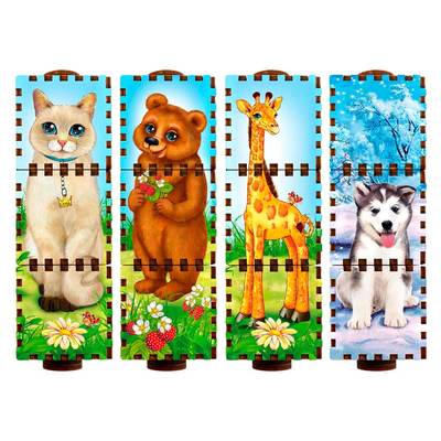 

Кубики цветные Little Panda Собери животное (4823720032443) (10-544120)