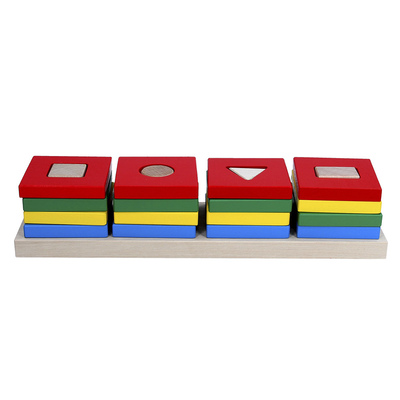 

Пирамидка KOMAROVTOYS Цветной квартет (А344) (10-203992)