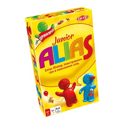 

Настольная игра Tactic Alias Junior дорожная версия украиноязычная версия (54663) (10-527242)