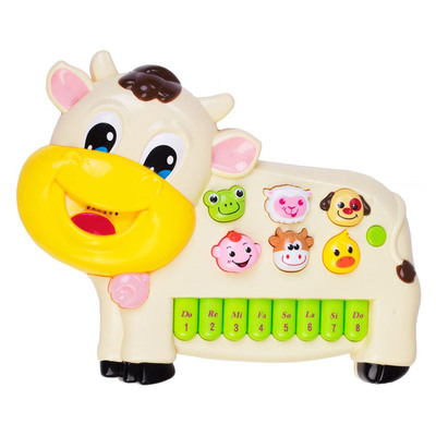 

Развивающая игрушка Bebelino Музыкальная коровка со световым эффектом (58089) (10-538771)