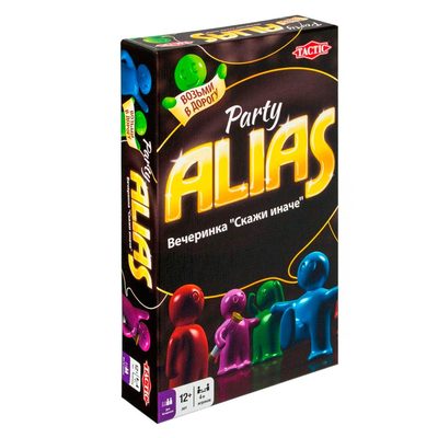 

Настольная игра Tactic Alias Party дорожная версия на русском (53370) (10-461026)