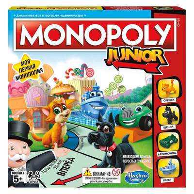 

Настольная игра Моя первая Монополия Hasbro Games (A6984) (10-364534)