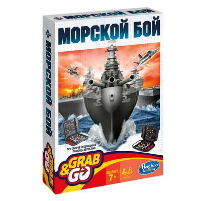 

Настольная игра Hasbro Gaming Морской бой Grab and Go (B0995) (10-440812)